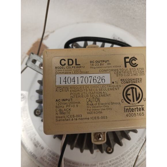 Intertek 7.5" Canned Light USED GOOD OK For WET Works - Picture 11 of 13